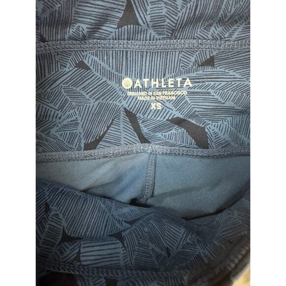 Athleta Tropical Excursion Tight Jogger Leggings Blue XS Workout Pants - Picture 3 of 4